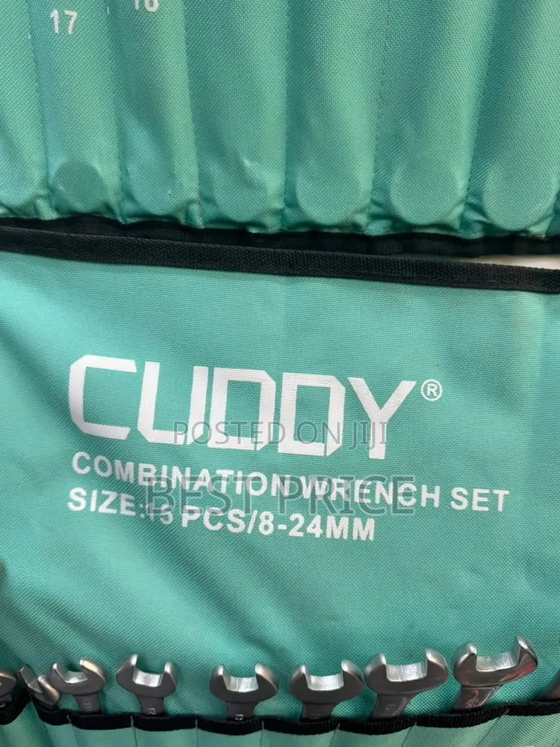 CUDDY 15-Piece Combination Wrench Set (8–24mm)