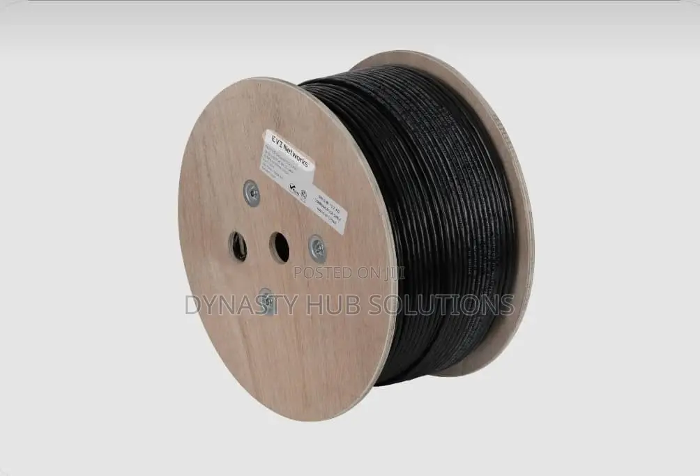 ECA60FU305.0K23PE0 CAT6 U/FTP 305m 23AWG (0.565mm) Black Outdoor Cable