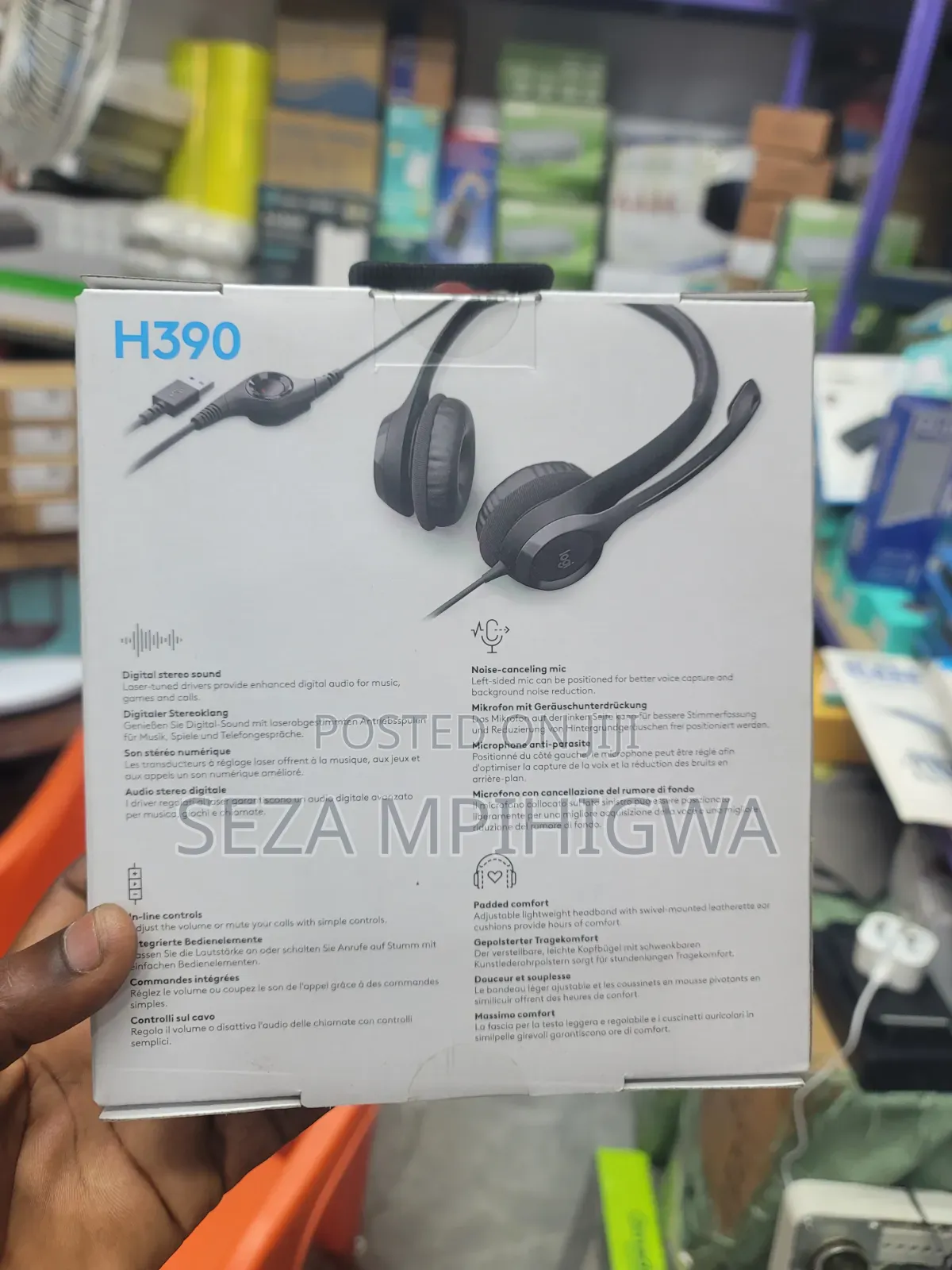 Logitech H390 USB Headset | Inafaa Kwa Zoom, Teams, Calls & Gaming