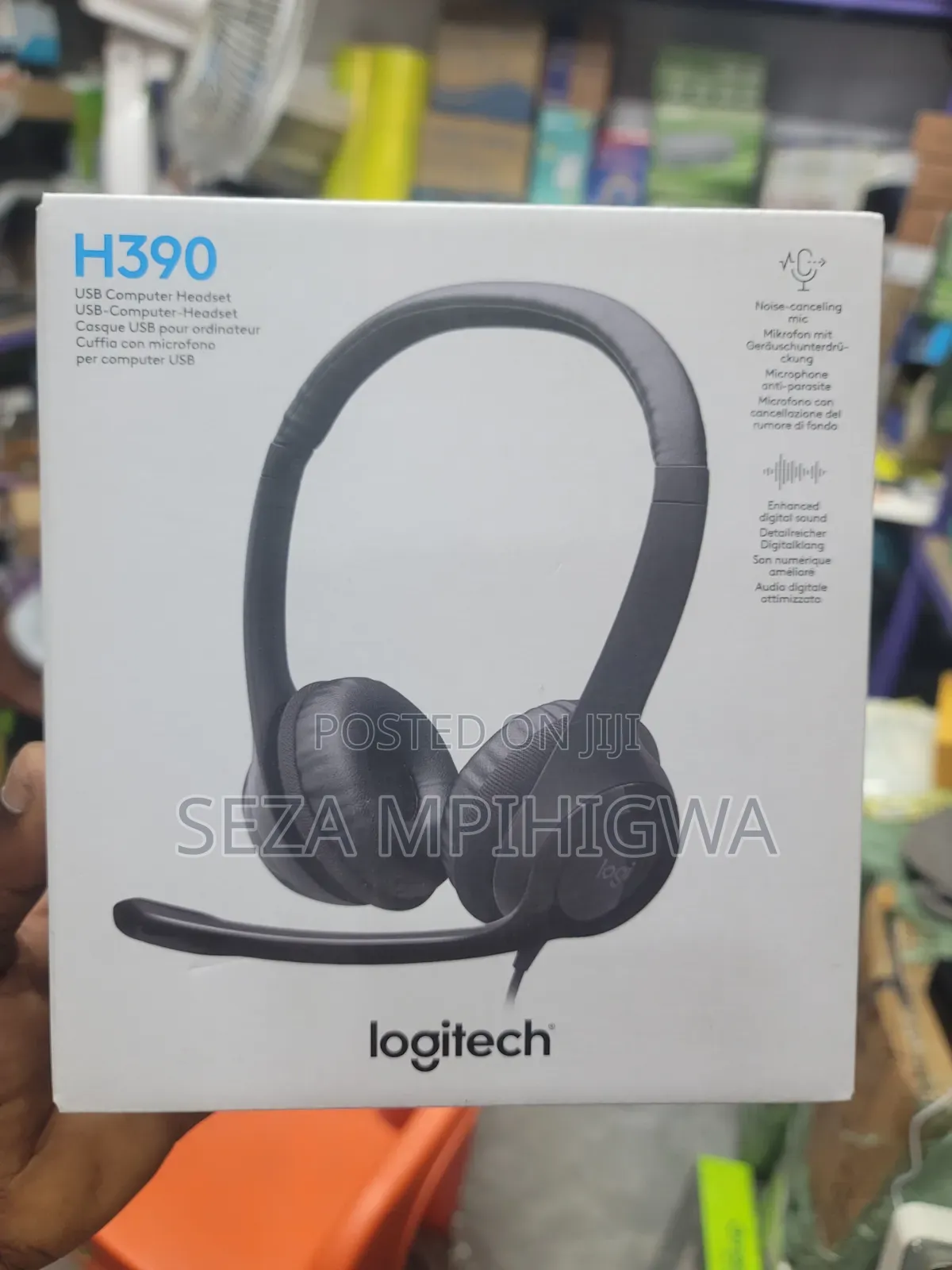 Logitech H390 USB Headset | Inafaa Kwa Zoom, Teams, Calls & Gaming