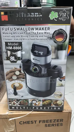 Hoffman 8l/2000w Automatic Fufu/Swallow Maker