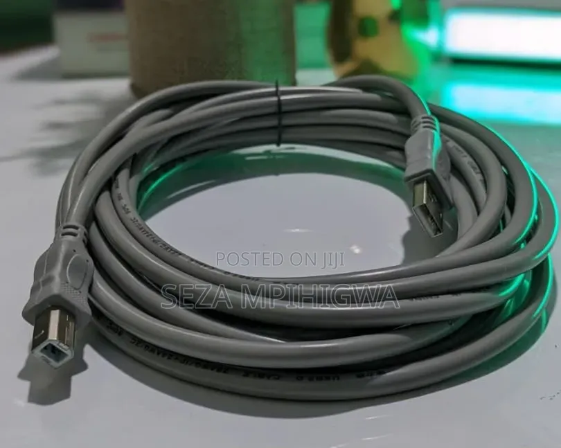 Printer Cable (Grey ) Colored