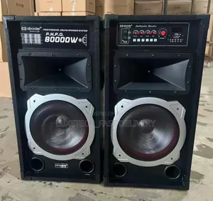 Aborder Professional Sound Speaker System 80000W P.M.P.O. – With Mic