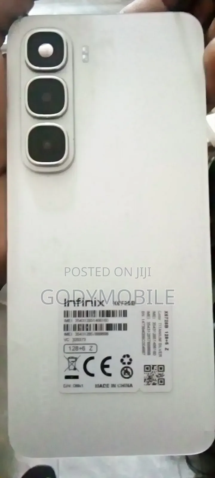 Infinix Hot 60i 128 GB Silver
