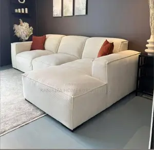 L Shaped Sofa Ya Seat 4 Color White