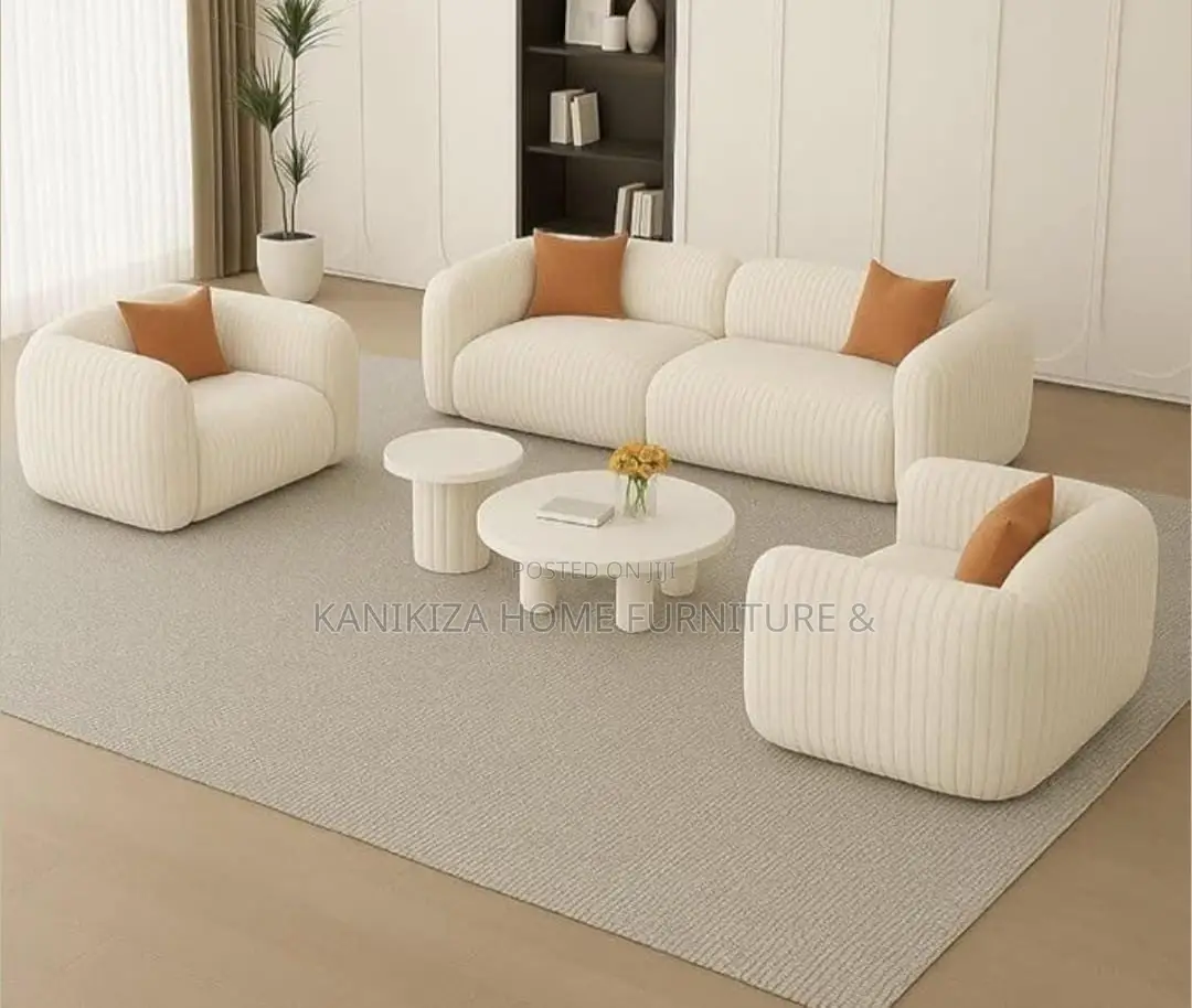 Airbnb Sofa Sets 2,1,1 Color Offwhite