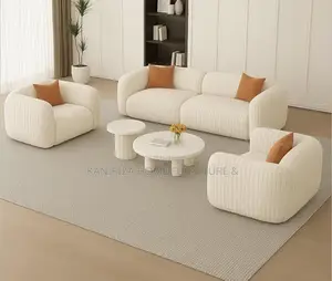 Airbnb Sofa Sets 2,1,1 Color Offwhite