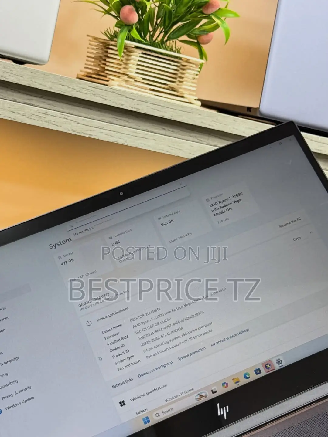 Laptop HP Envy 15 16GB AMD Ryzen 5 SSD 512GB