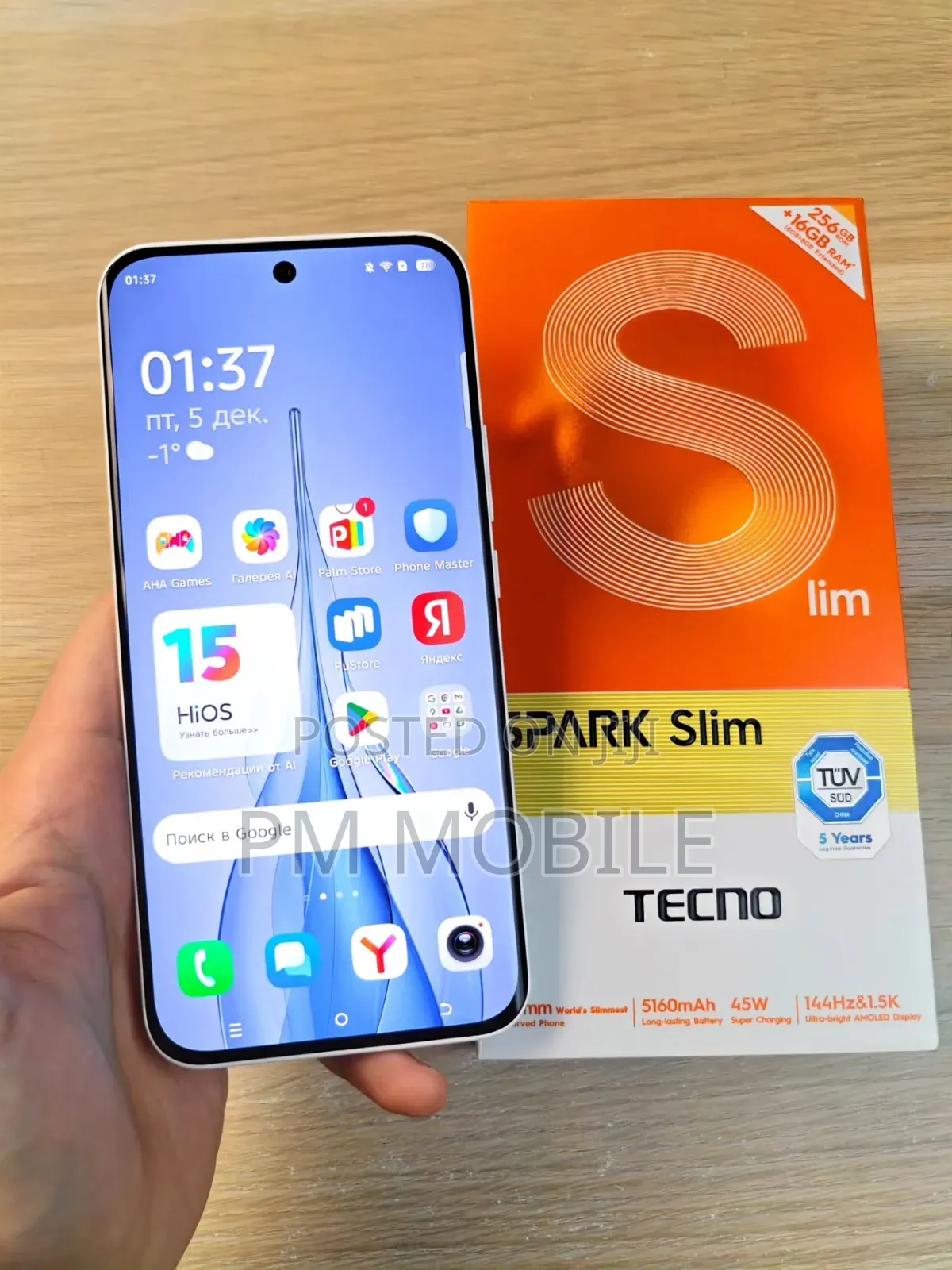 New Tecno Spark Slim 256 GB