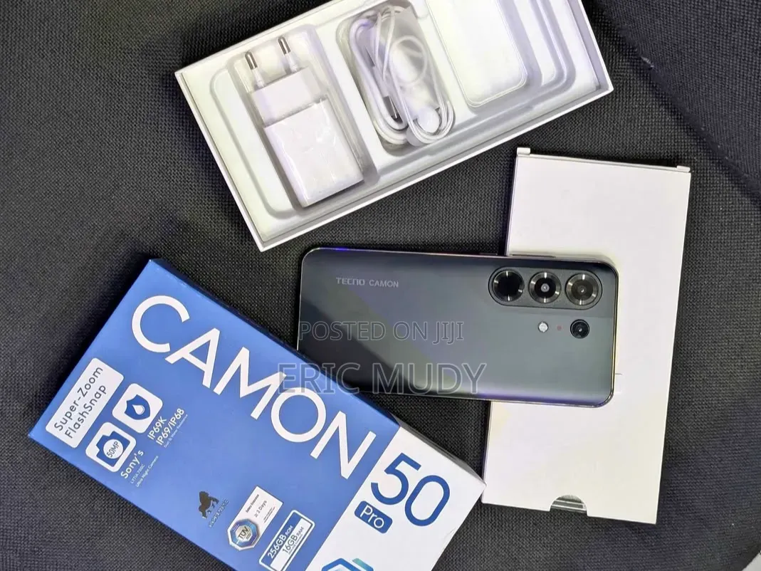 New Tecno Camon 50 Pro 256 GB Blue