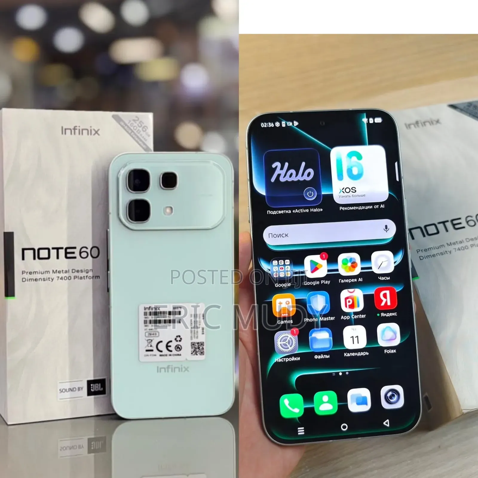 New Infinix Note 60 Pro 256 GB Black