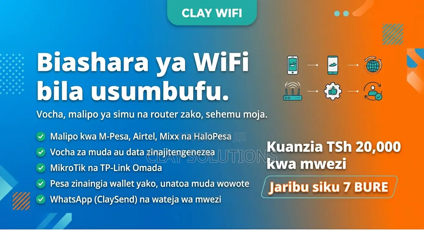 Mfumo Wa Wi-Fi Ya Biashara (Wi-Fi Billing) - Mikrotik & TP-Link Omada