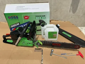 Professional Boss Chainsaw Machine 20 Inch Gasoline Inakata Miti Etc