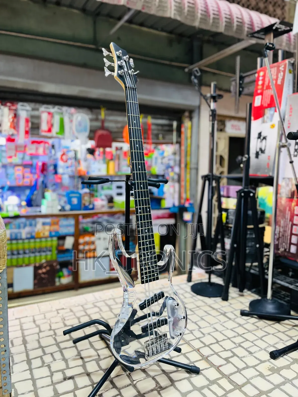 Ibanez Acrylic Bass Guitar