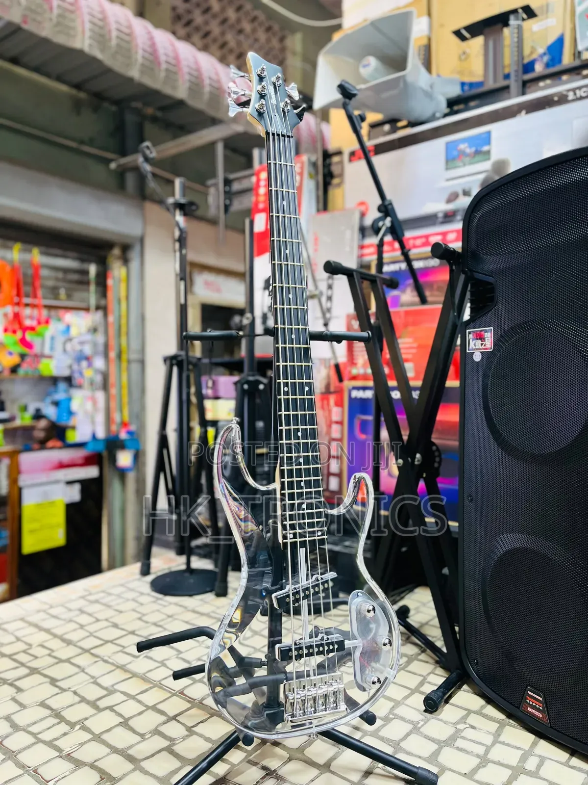 Ibanez Acrylic Bass Guitar