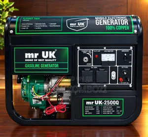Generator Mr UK 
Model- Uk 2500q
Key Starter 
kva :2.0