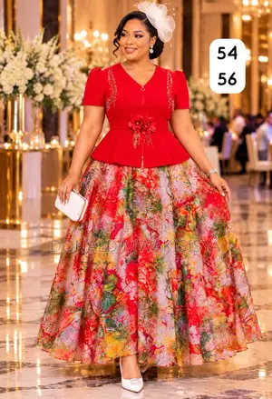 *Turkey Maxi Dress - Floral Peplum Edition