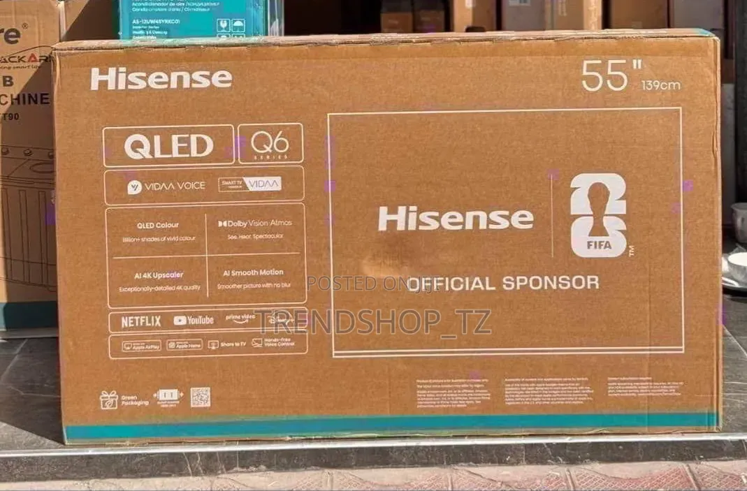 55 Hisense QLED TV 55 Inches