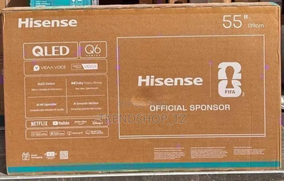 55 Hisense QLED TV 55 Inches