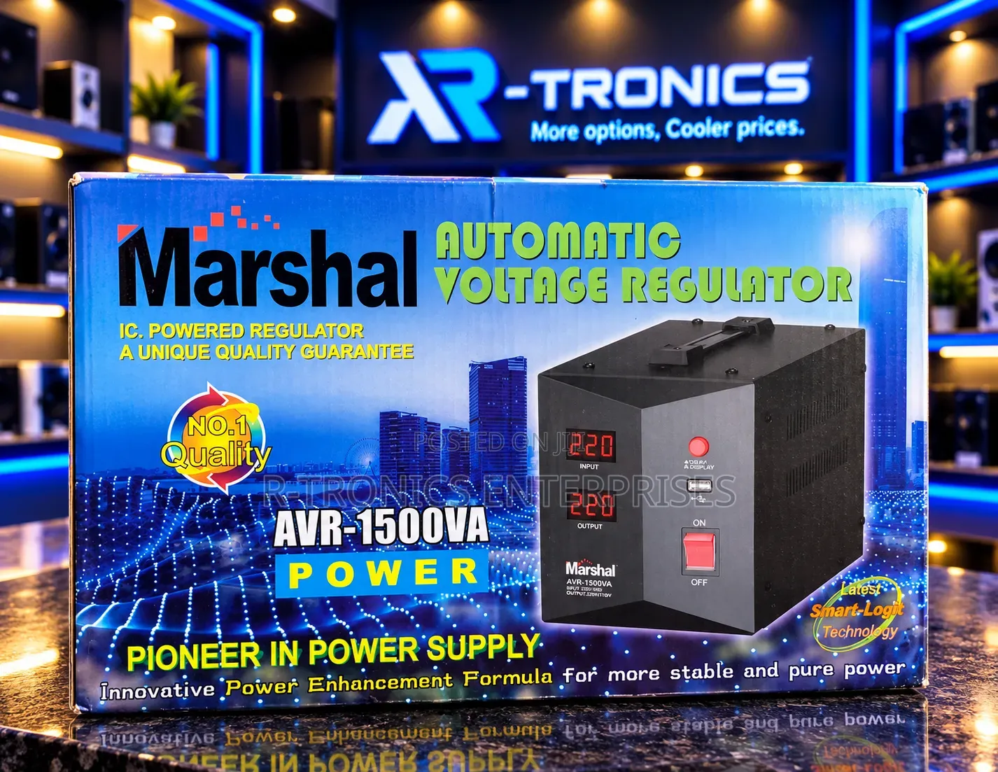 Marshal AVR-1500VA Automatic Voltage Regulator