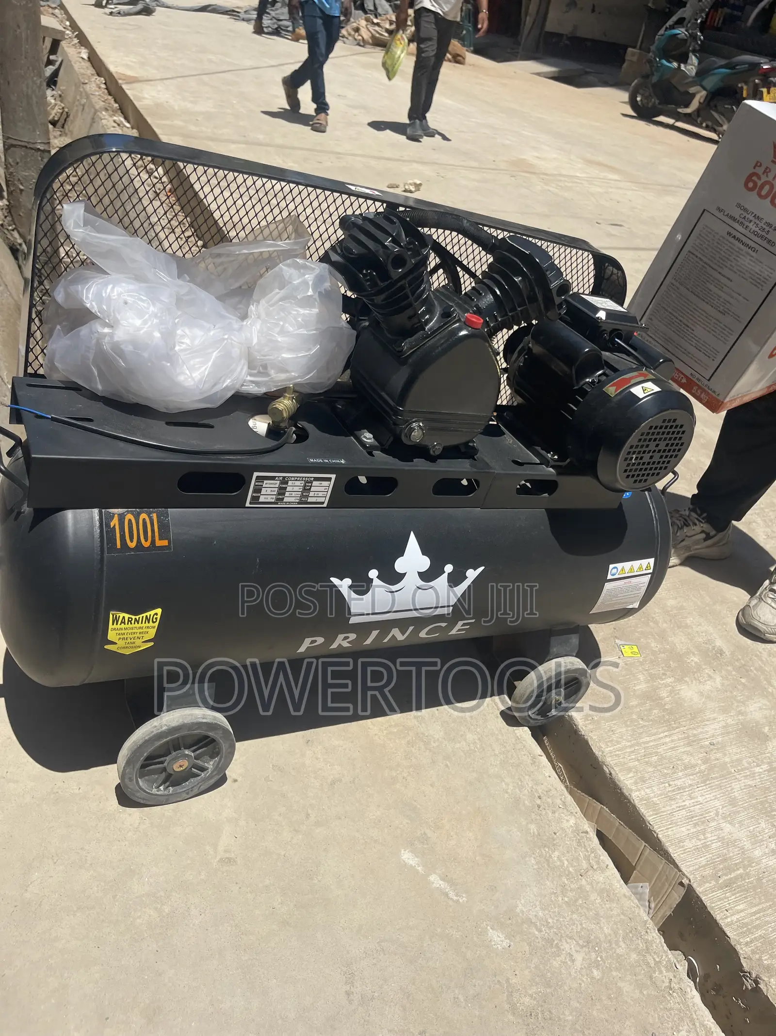 Air Compressor 100L With Engine Space