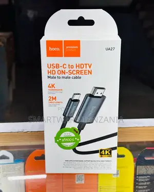 Hoco USB-C to HDMI Male to Male Cable, 2M Length, 4K Ultra HD Support