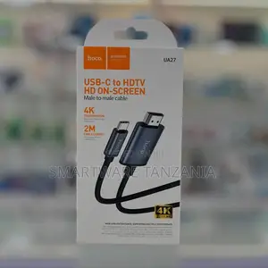 Hoco USB-C to HDMI Male to Male Cable, 2M Length, 4K Resolution