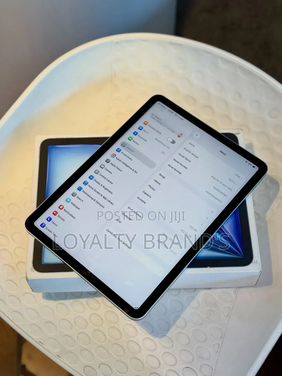 New Apple iPad Air 13 (2024) 128 GB Gray