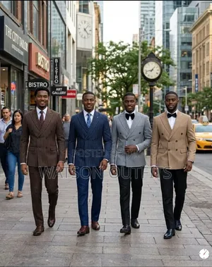 Beautiful Line Stripes Men's Suits New and Original