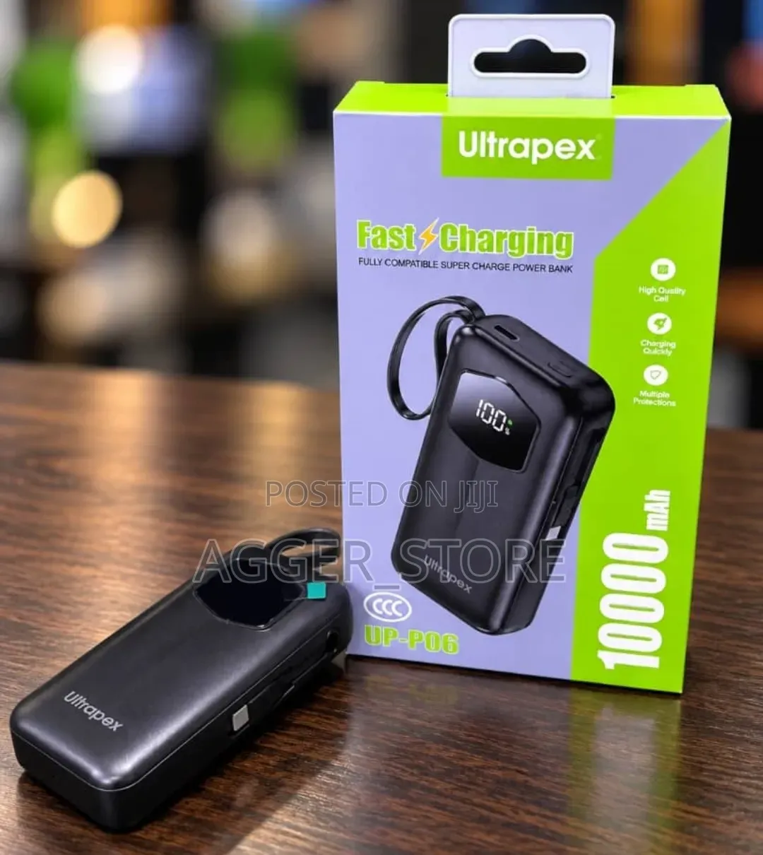 Ultrapex 10000mAh Fast Charging Power Bank (Model UP-P06)