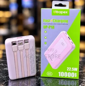 Ultrapex UP-P18, a Pink 10,000mAh Compact Portable Power Bank