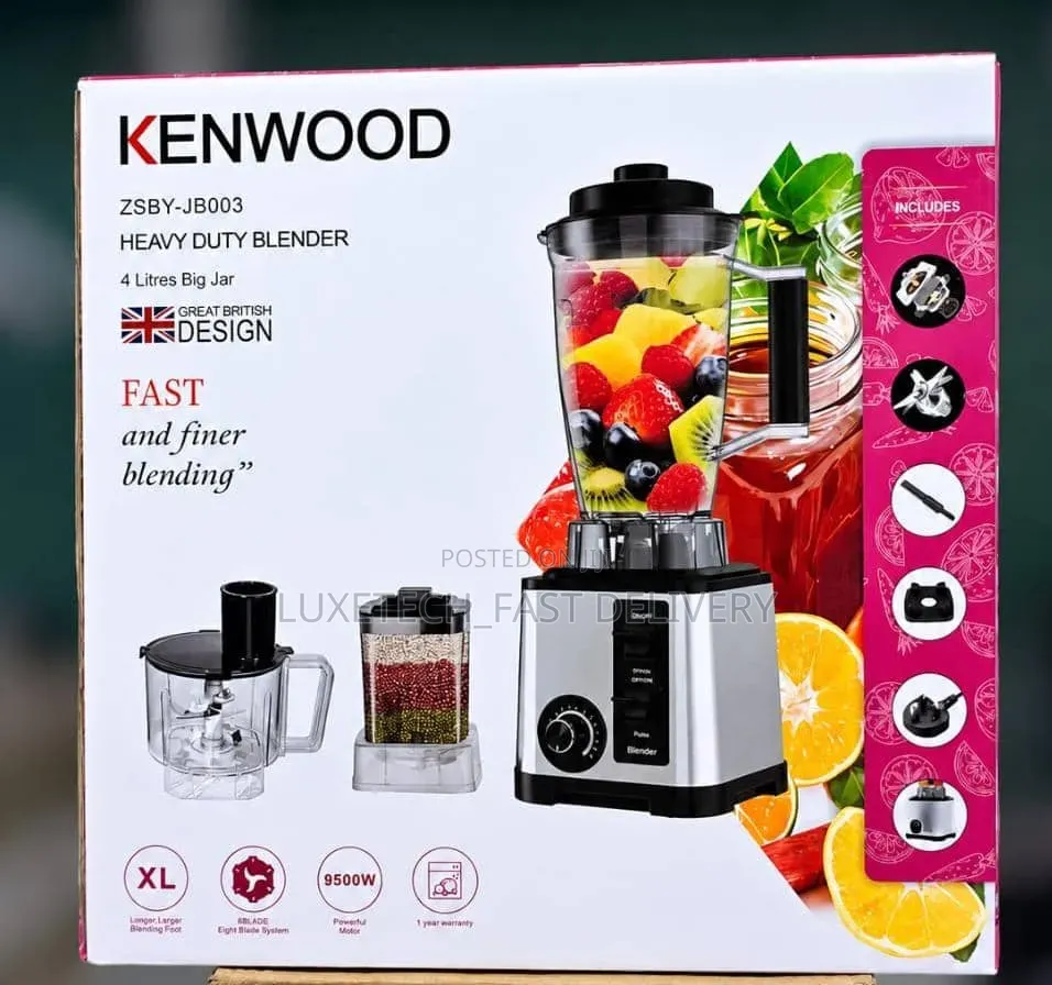 Kenwood 3 in 1 Heavy Duty Blender 3 Liters