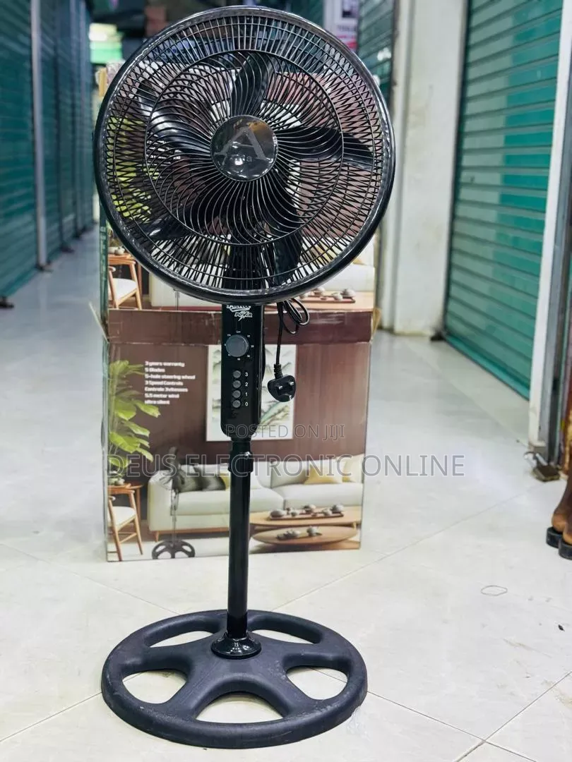 Arita Stand Fan 18 Nyeusi 65,000/=