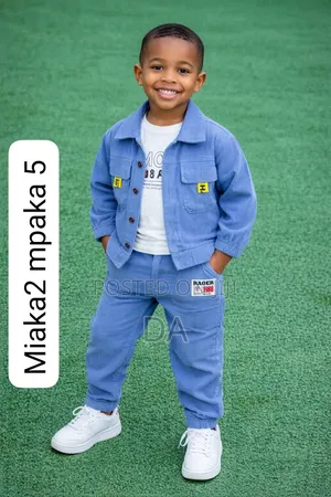 Children Corduroy Two Piece Set