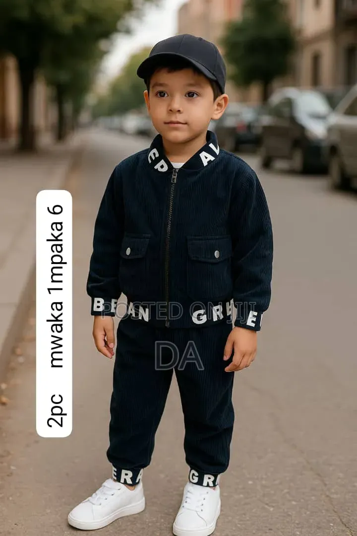 Children Corduroy Two Piece Set