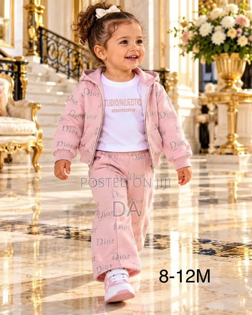 Baby Girl Three Piece Trucksuite