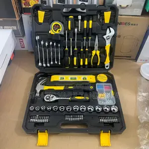 168-Piece Tool Set With 3M Measuring Tape, Screwdriver, Socket Wrench