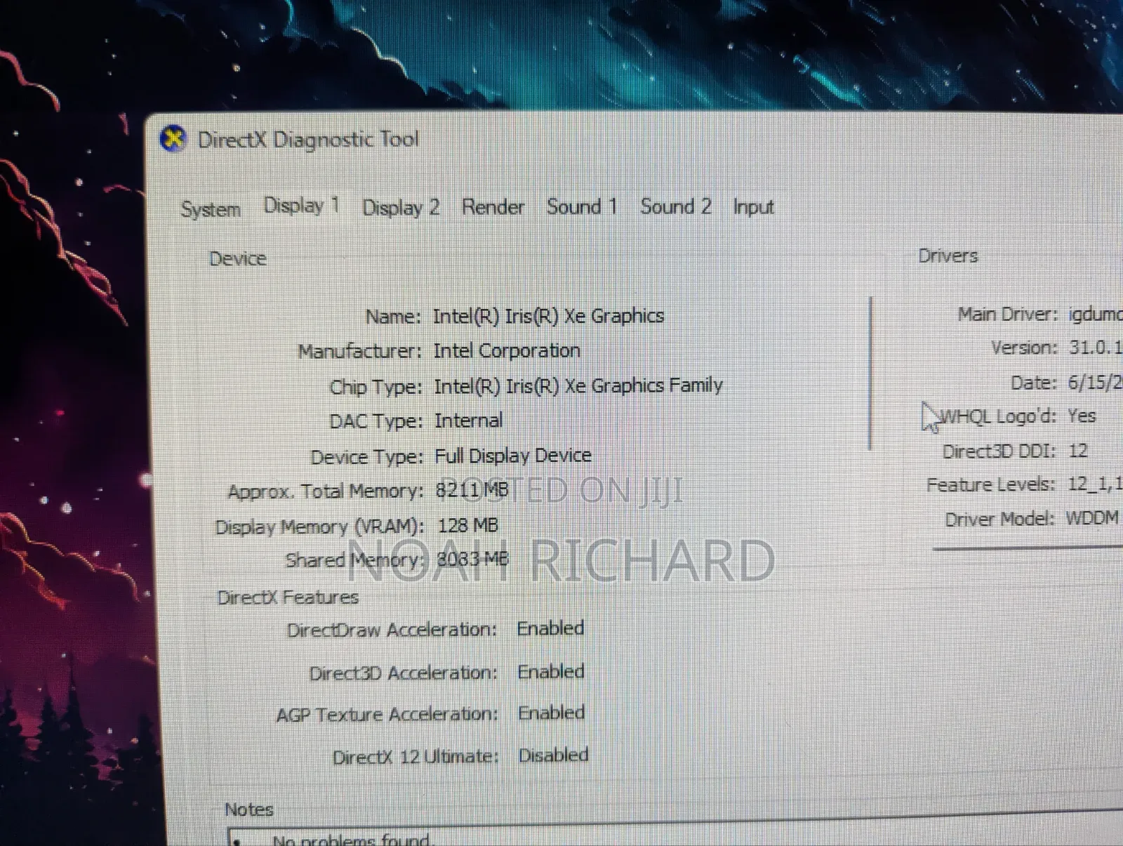 Laptop Lenovo Ideapad Gaming 3 16GB Intel Core i5 SSD 500GB
