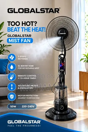 Joto La El Niño? Baki Fresh Na Globalstar Mist Fan! 