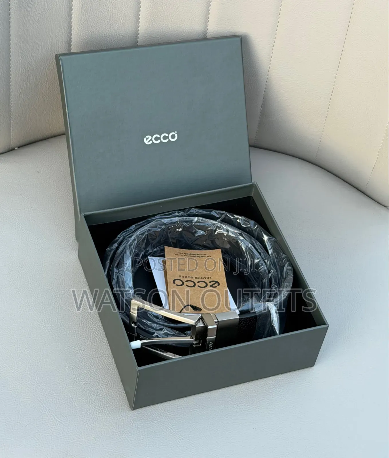 Ecco Design Different Sizes Men's Leather Belts Materials Best