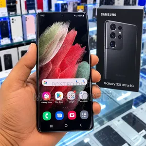 New Samsung Galaxy S21 Ultra 5G 128 GB Black
