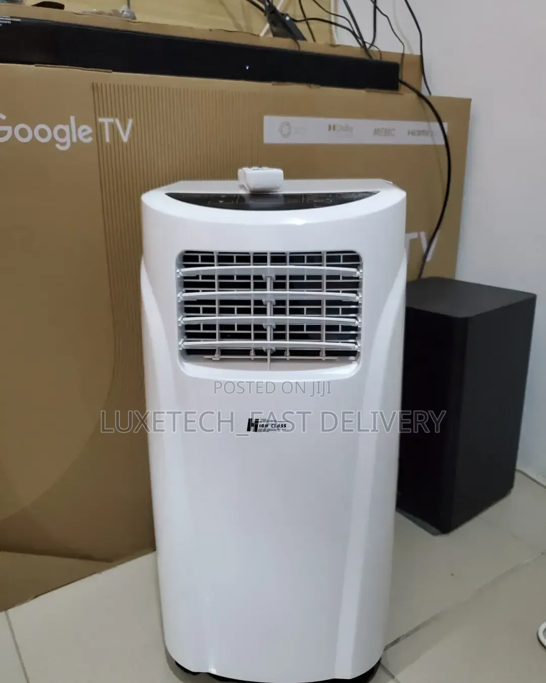 High Class 7000 BTU Portable Air Conditioner – 980W, Fast Room Cooling
