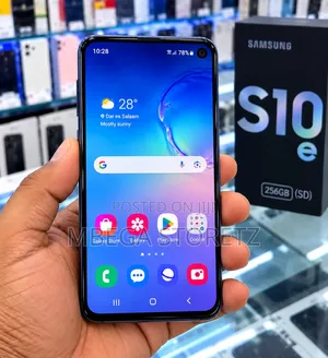 New Samsung Galaxy S10e 256 GB Black