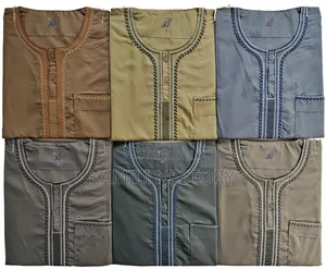 Kanzu Mikono Mifupi (Morroco Kanzu)
