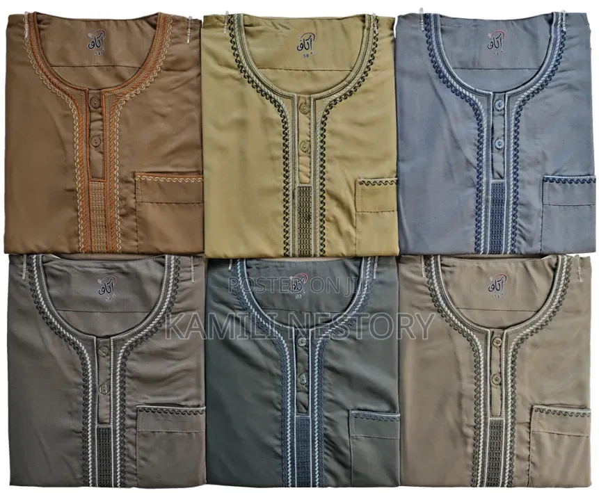 Kanzu Mikono Mifupi (Morroco Kanzu)