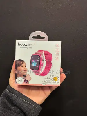 Hoco Y100 Kids Smart Watch With 2G Connectivity, Pink, Touch Screen