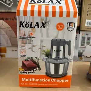 Kölax Chopper 5L With Copper Motor, 3 Blades, 3-Level Adjustment