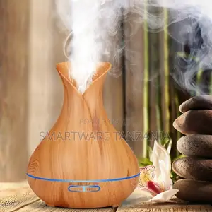 Ultrasonic Aroma Humidifier With Color Changing LED, 300ml Capacity