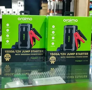 Oraimo PowerSpark OJS-7100 1500a/12v Jump Starter & 10000mAh PowerBank