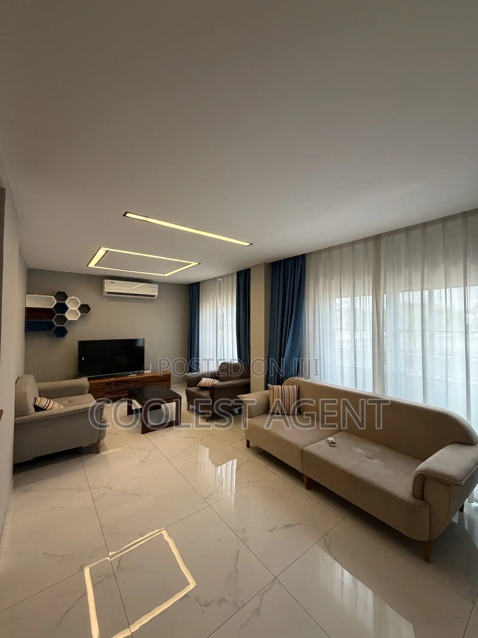 Furnished 1bdrm Apartment in Coolest Estate, Masaki for rent